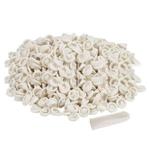 lot 60292 image: BTYMS 400 Count Latex Finger Cots Small Fingertip Gloves Disposable Finger Rubber Tips Protector Anti-Static