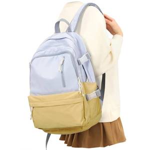 lot 60328 image: VECAVE Lightweight Backpack for Women Men, Waterproof Travel Casual Daypack 14 Inch Laptop Rucksack Large Bookbags College Bag BlueYellow