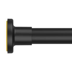 lot 60367 image: Sthumsup Black Shower Curtain Rod No Drilling, 32-80 Inch Adjustable Spring Tension Shower Rod for Bathroom, Stainless Steel, Waterproof, Non-slip