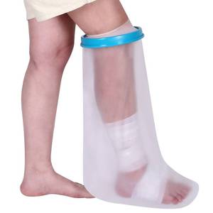 lot 60445 image: Lxuemlu 100% Waterproof Leg Cast Cover for Shower and Bath, Reusable Sealed Watertight Foot Protector to Keep Wound & Bandages Dry, Perfect Fit for Leg Foot Ankle and No Mark on Skin
