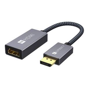 lot 60447 image: IVANKY Active DisplayPort to HDMI Adapter, 4K60Hz Unidirectional DP to HDMI Adapter, Updated New Model, Display Port to HDMI Compatible for HP, ThinkPad, AMD, NVIDIA, Desktop and More - Grey