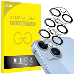 lot 60450 image: JETech Camera Lens Protector for iPhone 14 6.1-Inch and iPhone 14 Plus 6.7-Inch, 9H Tempered Glass, Anti-Scratch, Case Friendly, Does Not Affect Night Shots, HD Clear, 3-Pack