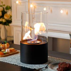 lot 60453 image: Tabletop Fire Bowl PotIndoorOutdoor Portable Tabletop Fireplace�Clean-Burning Bio Ethanol Ventless Fireplace
