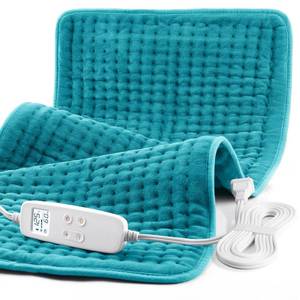 lot 60475 image: Heating Pad for Back Pain and Cramp Relief, Extra Large 17 x 33 Size Electric Heating Pad for Shoulder Neck Pain with 6 Temperature Level and 6 Timer Settings Auto Shut Off