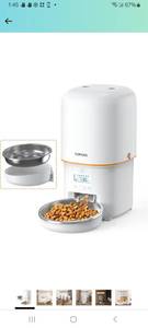 lot 60494 image: Automatic Cat Feeders - 16cup136oz Cat Food Dispenser Easy to Use, Timed Automatic Pet Feeder with Over 180-day Battery Life, 1-6 Meals Dry Food Programmable Portion Control Also for Dogs