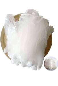 lot 60499 image: Kitchen Sink Strainer Mesh Bag,disposable mesh sink strainer bags 100-pcs for kitchen,Mesh Bag for Kitchen Waste Leftover