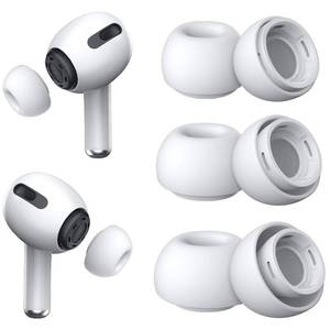 lot 60552 image: 3 Pairs Replacement Ear Tips for Airpods Pro and Airpods Pro 2nd Generation with Noise Reduction Hole, Silicone Ear Tips for Airpods Pro with Portable Storage Box and Fit in The Charging Case(SML)