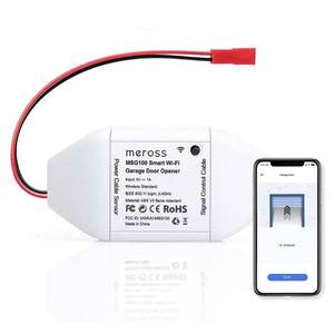 lot 60568 image: meross Smart WiFi Garage Door Opener Remote, App Control, Works with Alexa, Google Assistant and SmartThings, No Hub Needed