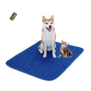 lot 60587 image: MICROCOSMOS Summer Cooling Mat & Sleeping Pad- Water Absorption Top, Waterproof Bottom, Materials Safe, Easy Carry, EZ Clean. Keep Cooling for Pets, Kids and Adults.