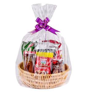 lot 60594 image: Awpeye Clear Basket Bags 20Pack 24x 30 Large Cellophane Gift Bags for Baskets Cellophane Wrap for Gift 2 Mil Thick