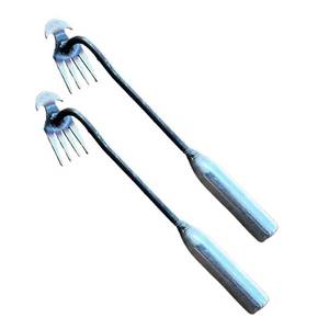 lot 60615 image: POPKING Weed Puller Tool, 2023 New Durable Premium Manganese Steel Weeding Tool, 4 Teeth 2 in 1 Weeder, High Strength Hand Remover Tool for Gardening, Planting & Weeding