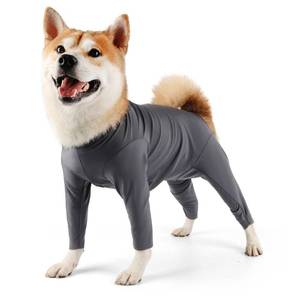 lot 60652 image: Due Felice Dog Onesie Shedding Suit Full Coverage Pet Surgical Recovery Bodysuit After Surgery Wear Cone Collar Cone Alternative Anxiety Calming Shirt for Female Male Dog