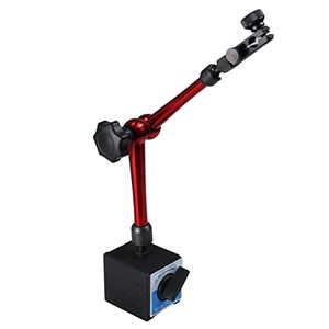 lot 60691 image: HFS (R) 132lbs60kg Max Pull Clamping Hole Diameter 8mm Magnetic Base Adjustable Metal Test Indicator Holder Digital Level 14 - Tool Stand