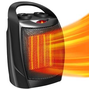 lot 60717 image: Antarctic Star Space Heater,Electric Portable Heater Fan for Indoor Use 1500W750W ETL Certified Ceramic Small Mini Heater with Thermostat, Home Dorm Office Desktop and kitchen,BLACK