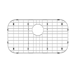 lot 62241 image: SlimmKISS Sink Grid and Sink Rack Protectors Sink Protector Grid for Kitchen, Sink Protector Bottom Grid Rear Drain Hole with Corner Radius, 304 Stainless Steel Rust Resistant -26 inch