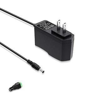 lot 62550 image: JOVNO 12V 1A Power Supply, 100-240V AC to DC 12volt 1amp 12W Adapter 700mA 500mA 400mA Power Cord with 5.5x2.5mm Tip for LED Light Strips, Security Camera System, CCTV, Routers, Speakers