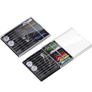 lot 62558 image: HESTYA 2 Boxes (20 Pieces) Pre Threaded Needle Kit Assorted Color (Black)