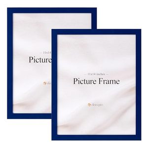 lot 62592 image: eletecpro 12x12 Picture Frames, Colored Modern Style, Made of Engineered Wood with Clear Acrylic for 12x12 Photo, Square Photo Frame for Home Decor on Wall & Tabletop, Blue, 2 Pack