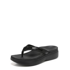 lot 62604 image: Vionic High Tide Ii Womens Platform Orthotic Sandal Black - 9 Medium - Retail $86.41