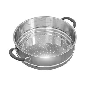 lot 62617 image: Sunhouse � 1810 Stainless Steel Steamer Insert Pans Stainless Steel Stackable Food Steamer Insert Pot In Pot For Dumplings Bun Vegetables