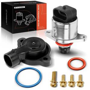 lot 62673 image: A-Premium Idle Air Control Valve IAC  Throttle Position Sensor TPS Compatible with Chevy, GMC, Cadillac, Pontiac - 99-02 - Silverado, Suburban, Tahoe, Sierra, Yukon, Firebird, GTO, Escalade & More