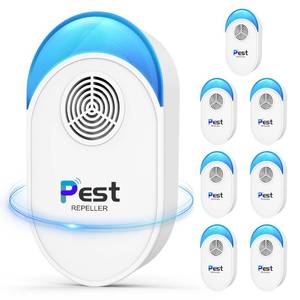 lot 62706 image: 2024 Upgraded Ultrasonic Pest Repeller 8 Packs, Indoor Mosquito Repellent, for Roach, Rodent, Mouse, Bugs, Mice, Spider, Electronic Plug in Pest Control for House, Garage, Warehouse, Hotel