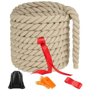 lot 62735 image: NEBURORA 20FT Tug of War Rope for Kids and Adults Outdoor Games Field Day Family Reunion Summer Outside Yard Backyard Lawn Camping Picnic Carnival Party Games Blue