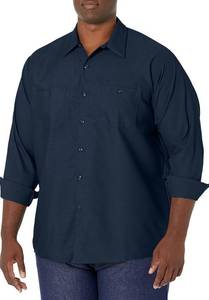 lot 62782 image: Red Kap Mens Industrial Long Sleeve Work Shirt XLARGE