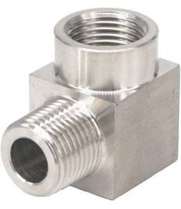 lot 62798 image: Beduan Stainless Steel Cast Pipe Fittings, 90 Degree Street Elbow 34 NPT Male x 34 NPT Female Water Fuel Air