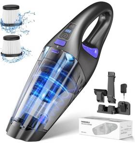 lot 62808 image: IMINSO Handheld Vacuum Cordless Car Vacuum Portable with 9000PALED, Rechargeable Hand Vacuum Cordless, Lightweight Mini Vacuum, Dust Busters Hand Vacuum for CarStairsPet Hair