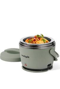 lot 62960 image: Crock-Pot Electric Lunch Box, Portable Food Warmer for Travel, Car, On-the-Go, 20-Ounce, Moonshine Green  Keeps Food Warm & Spill-Free  Dishwasher-Safe  Gifts for Women, Men