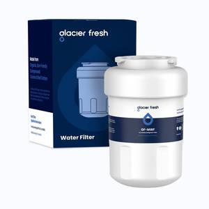 lot 63202 image: GLACIER FRESH MWF Water Filters for GE Refrigerators, NSF 42 Replacement for SmartWater MWFP, MWFA, GWF, HDX FMG-1, WFC1201, RWF1060, 197D6321P006, Kenmore 9991, 1 Pack