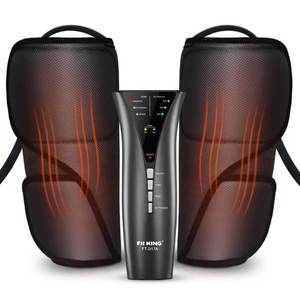 lot 63205 image: FIT KING Leg Massager for Circulation Calf Massager with Heat 3 Modes 3 Intensities Helpful for Pain Relief RLS Edema and Muscles Relaxation - Great Gift for Wife Parents Friends