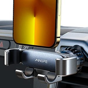 lot 63210 image: AINOPE Phone Holders for Your Car Vent 2024 Upgrade Gravity Car Phone Holder Mount for iPhone with Newest Air Vent Clip Auto Lock Cell Phone Car Mount fits for iPhone 15 Pro Max 14 13 12 & All Phones