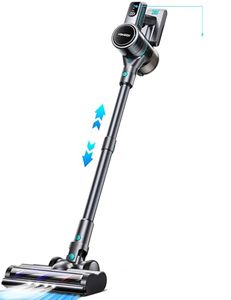 lot 4545 image: Voweek Cordless Vacuum Cleaner,300W 28Kpa Powerful Stick Vacuum,with 45 Mins Runtime Detachable Battery, Lightweight Vacuum Cleaner for Carpet and Hard Floor Pet Hair