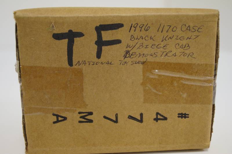 lot 2035 image: ERTL Case Agri King 1170, Beige COB, Demonstrator, 143 scale, Black Knight, National Farm Toy Show 1011996 New in unopened shipping box and NIB
