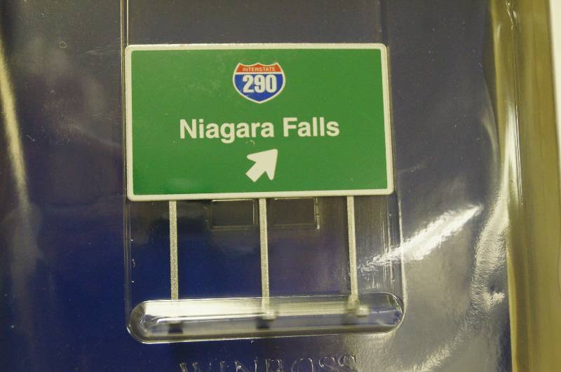 lot 2053 image: Winross Sign of our Times,Niagara Falls  I290 Road sign, 164, NIB