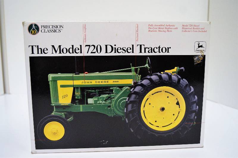 lot 2071 image: ERTL Precision John Deere Model 720 Diesel Tractor, 116, No. 5832, NIB
