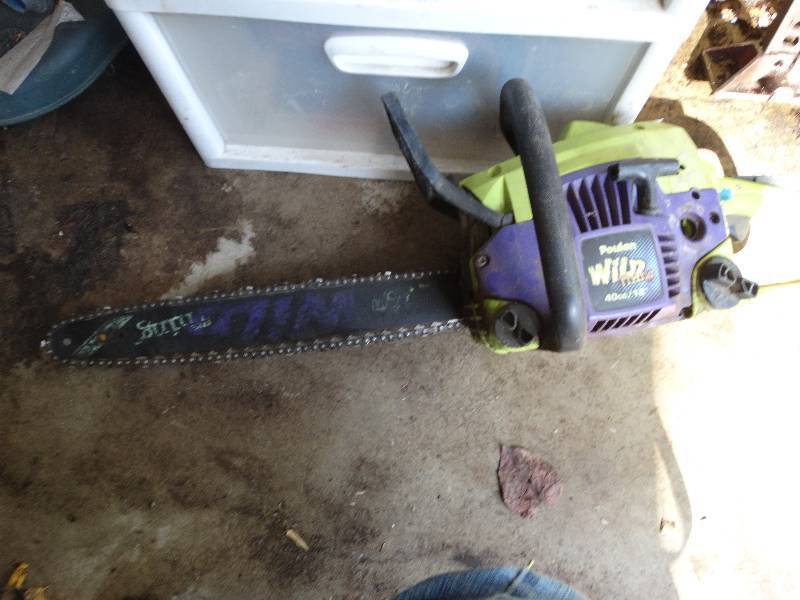lot 247 image: Poulan Wild Thing  Chainsaw.