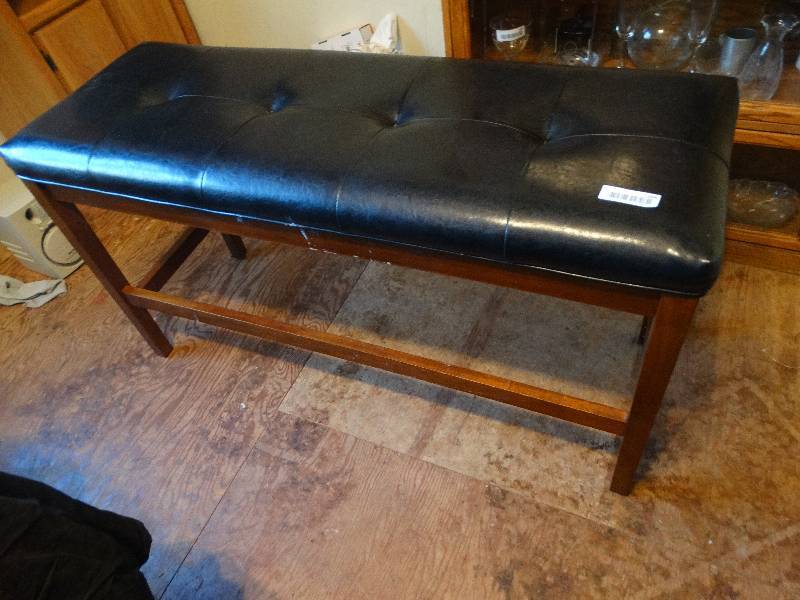 lot 288 image: Padded bench very nice.