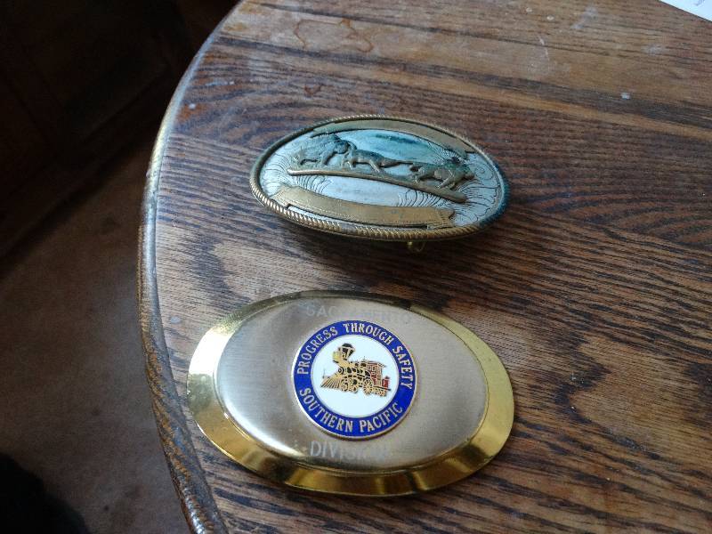 lot 315 image: 2 belt buckles