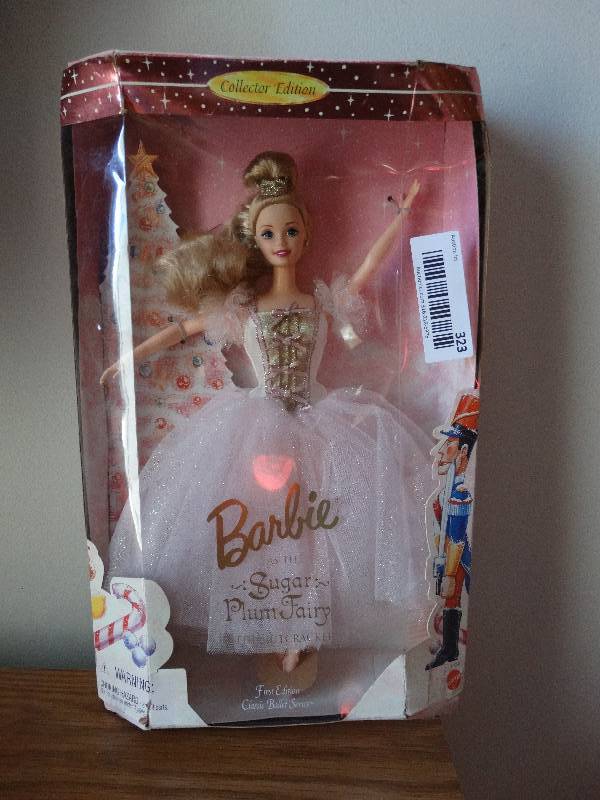 lot 323 image: Sugar Plum Fairy Barbie in box