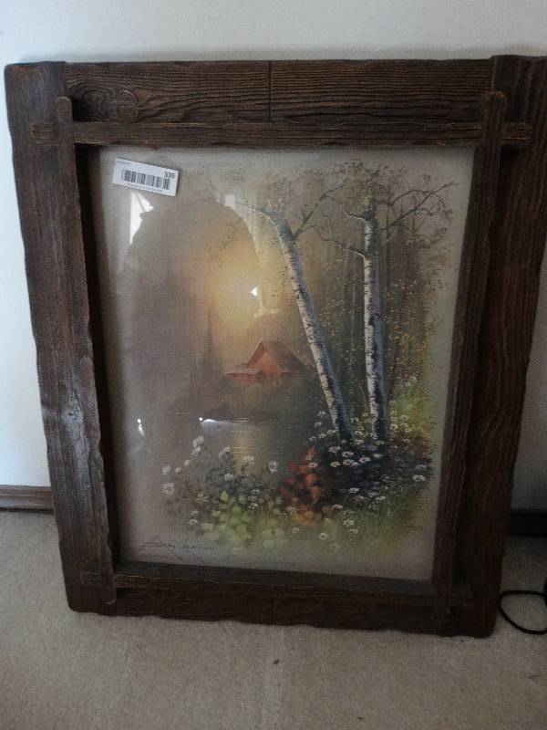lot 339 image: Framed wall art