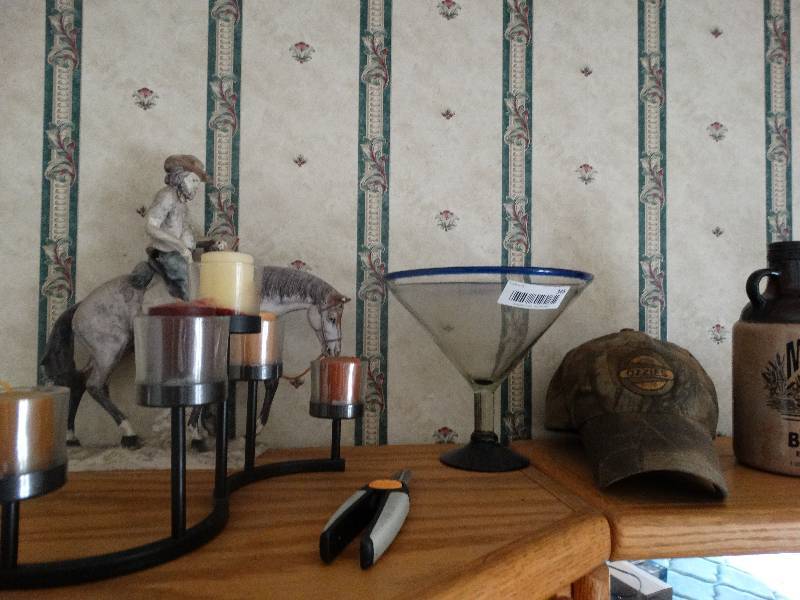 lot 345 image: Decor, candle holders, candles