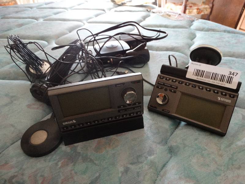 lot 347 image: 2 Sirius satellite receivers