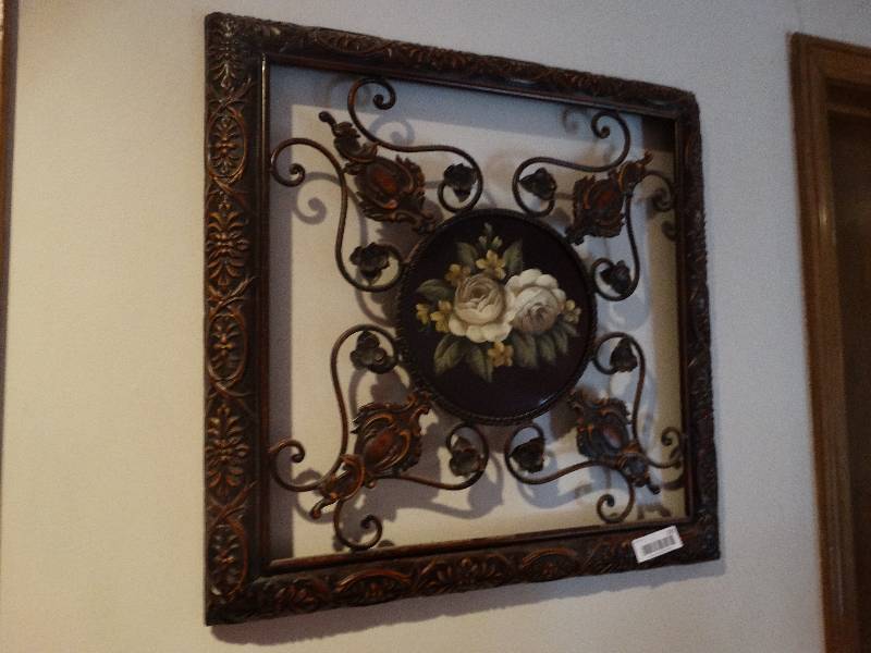 lot 370 image: Metal wall art