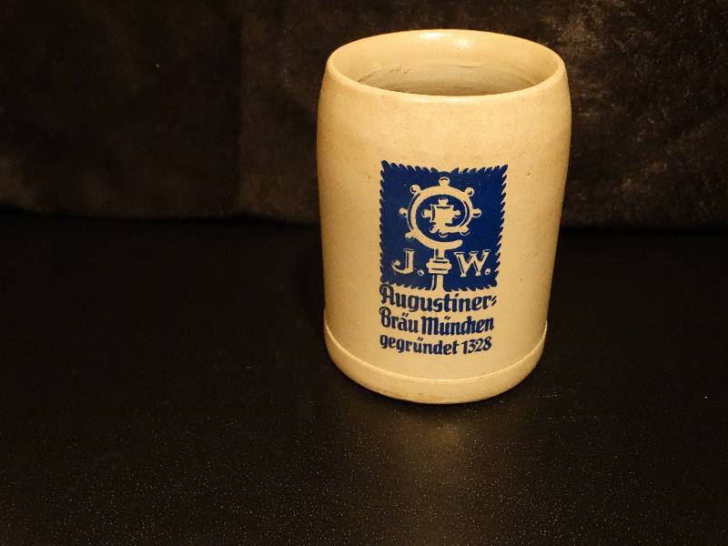 lot 391 image: J.W. Augustiner beer stein