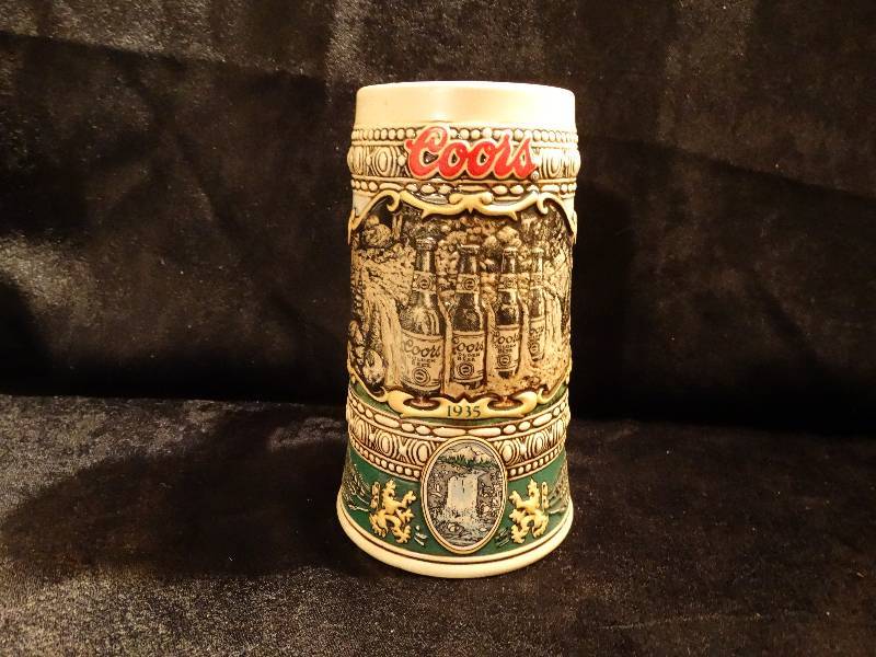 lot 475 image: 1990 Coors Brewing Co. beer stein
