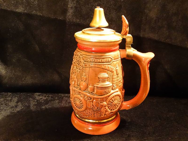 lot 479 image: Avon 1989 Tribute To AMerican Firefighters Beer Stein