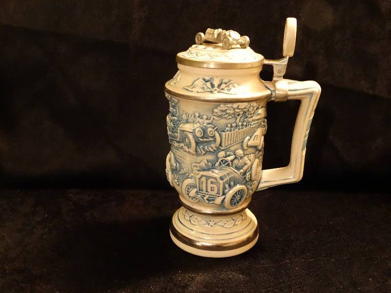 lot 482 image: Avon 1989 Racing car Beer Stein
